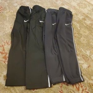 4 pcs NIKE Pants 2 Nylon lined  and 2 Therma-fit